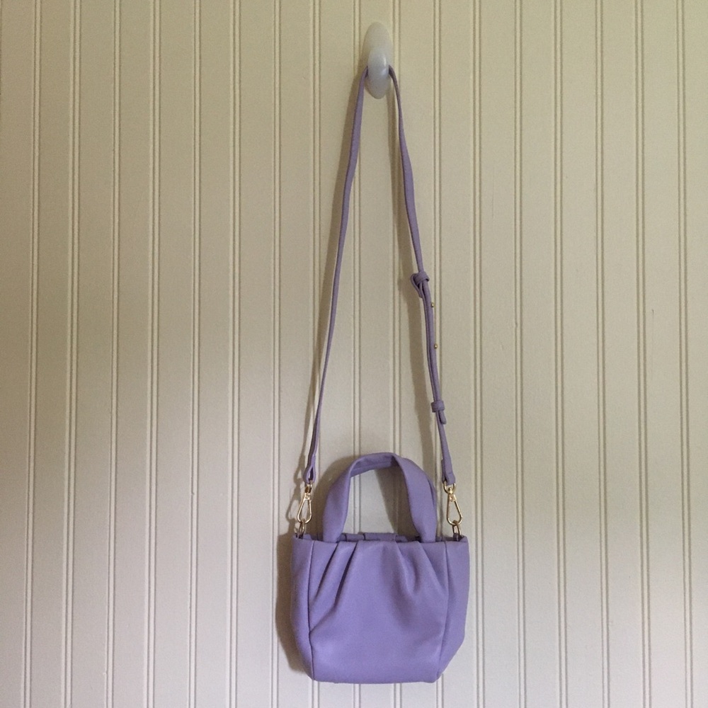 Zara soft mini lavender light purple crossbody bag - Picture 6 of 9